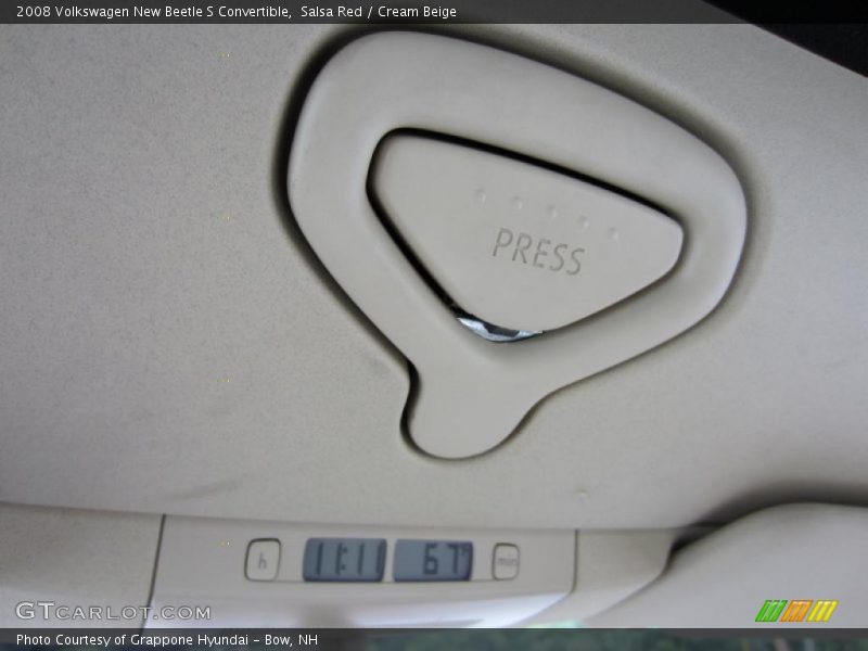 Salsa Red / Cream Beige 2008 Volkswagen New Beetle S Convertible