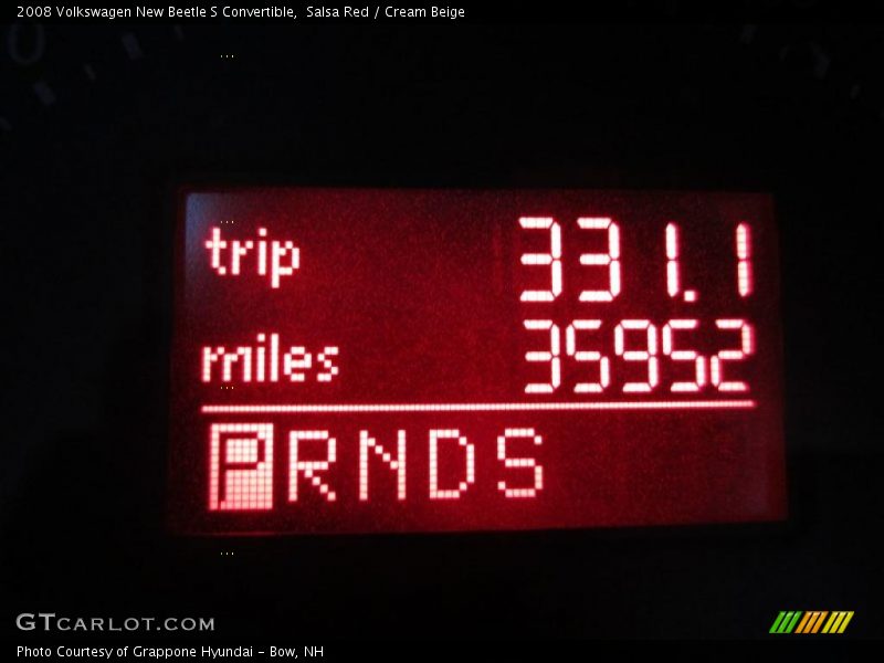Salsa Red / Cream Beige 2008 Volkswagen New Beetle S Convertible