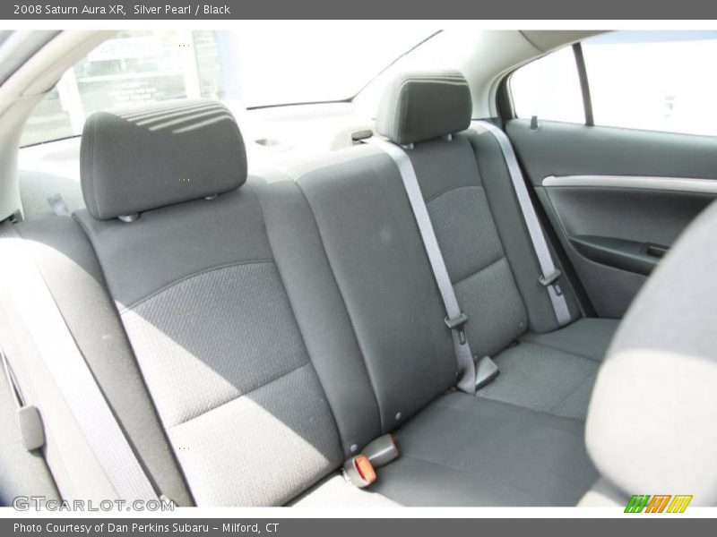 Silver Pearl / Black 2008 Saturn Aura XR