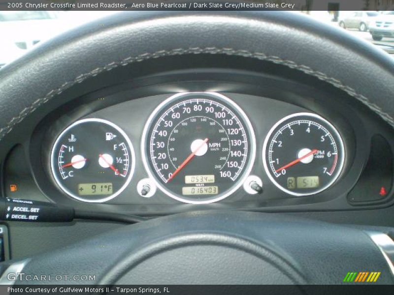 Aero Blue Pearlcoat / Dark Slate Grey/Medium Slate Grey 2005 Chrysler Crossfire Limited Roadster