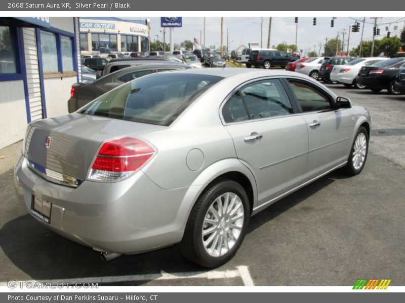 Silver Pearl / Black 2008 Saturn Aura XR