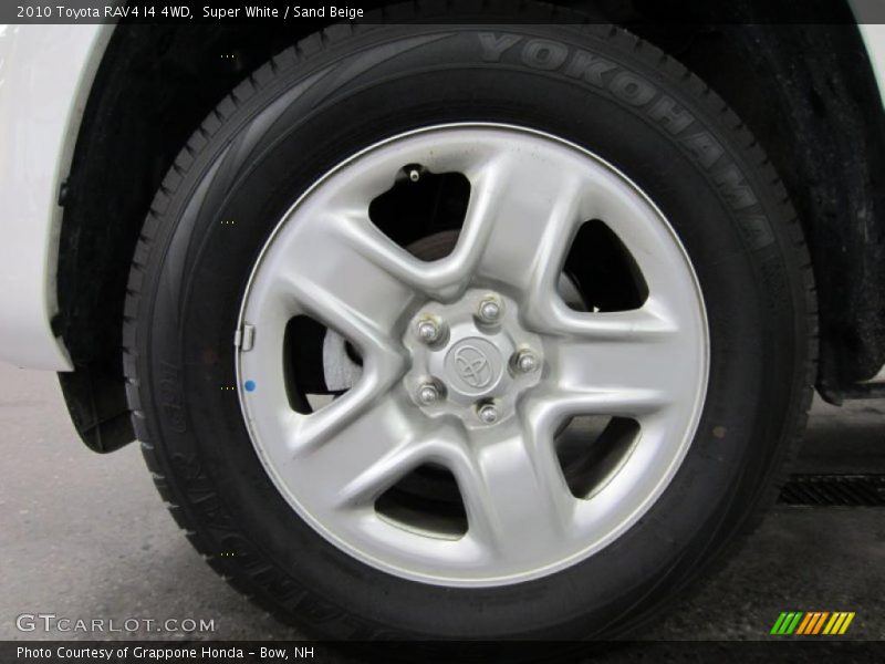 Super White / Sand Beige 2010 Toyota RAV4 I4 4WD