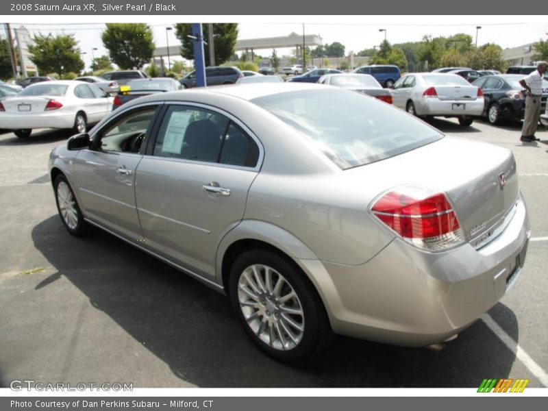 Silver Pearl / Black 2008 Saturn Aura XR