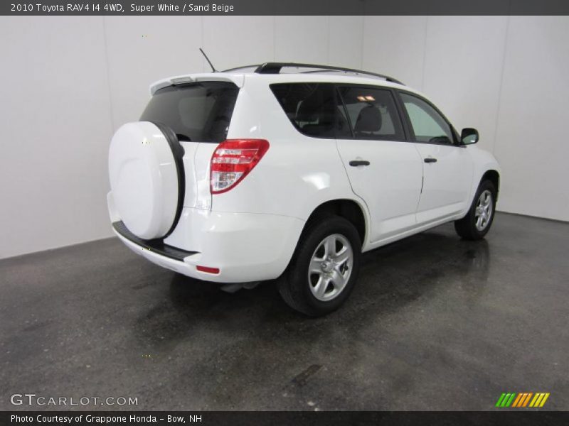 Super White / Sand Beige 2010 Toyota RAV4 I4 4WD