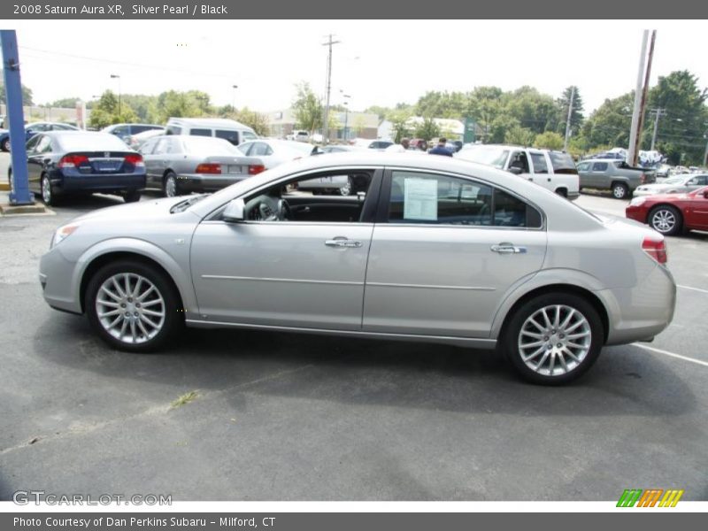 Silver Pearl / Black 2008 Saturn Aura XR