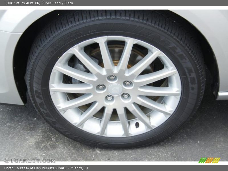 Silver Pearl / Black 2008 Saturn Aura XR