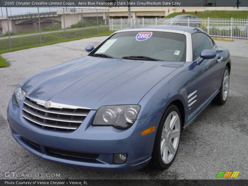 Aero Blue Pearlcoat / Dark Slate Grey/Medium Slate Grey 2005 Chrysler Crossfire Limited Coupe