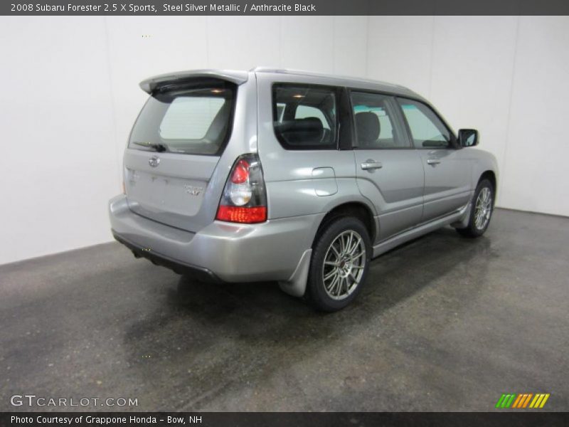 Steel Silver Metallic / Anthracite Black 2008 Subaru Forester 2.5 X Sports