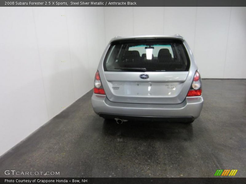 Steel Silver Metallic / Anthracite Black 2008 Subaru Forester 2.5 X Sports