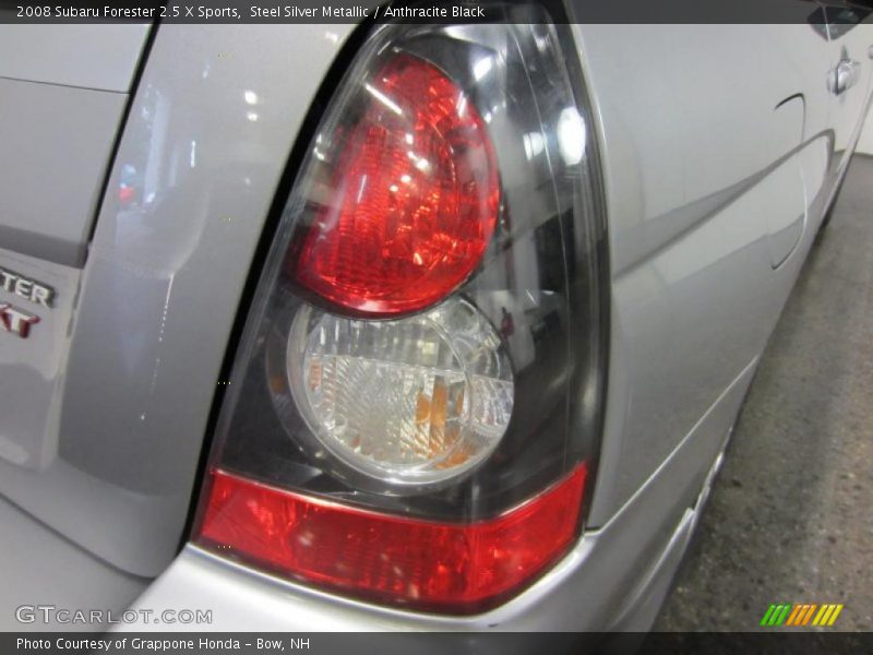 Steel Silver Metallic / Anthracite Black 2008 Subaru Forester 2.5 X Sports