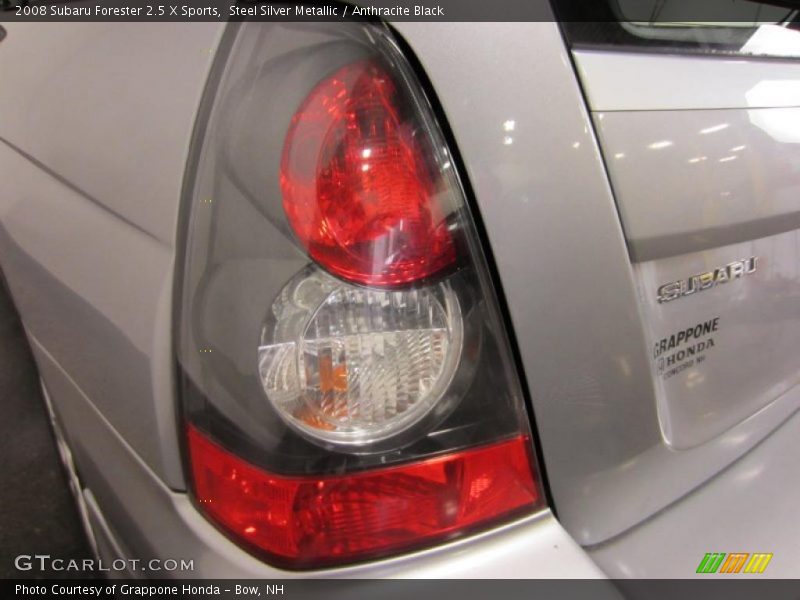 Steel Silver Metallic / Anthracite Black 2008 Subaru Forester 2.5 X Sports