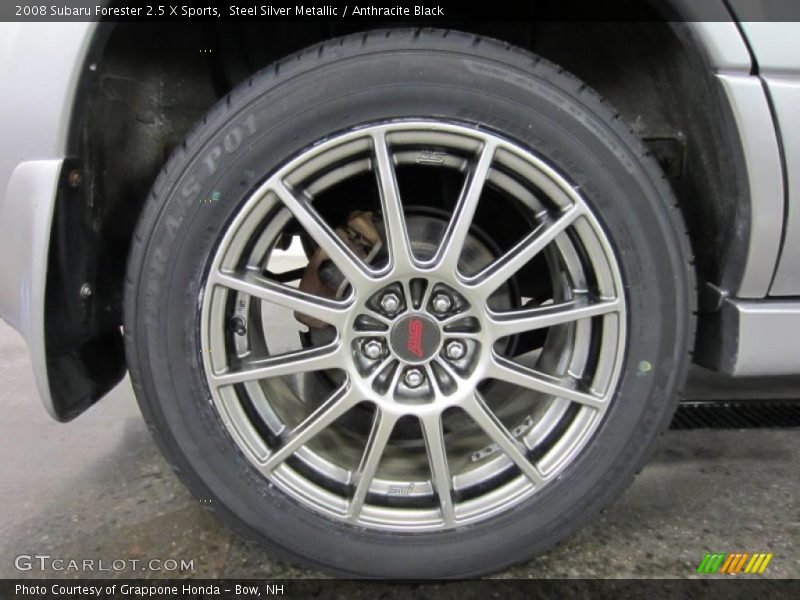 Steel Silver Metallic / Anthracite Black 2008 Subaru Forester 2.5 X Sports
