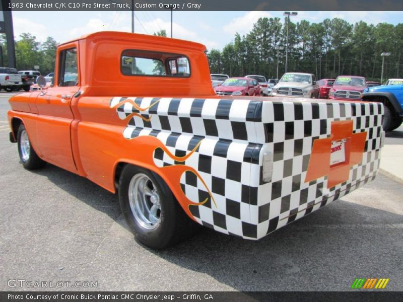  1963 C/K C10 Pro Street Truck Custom Orange