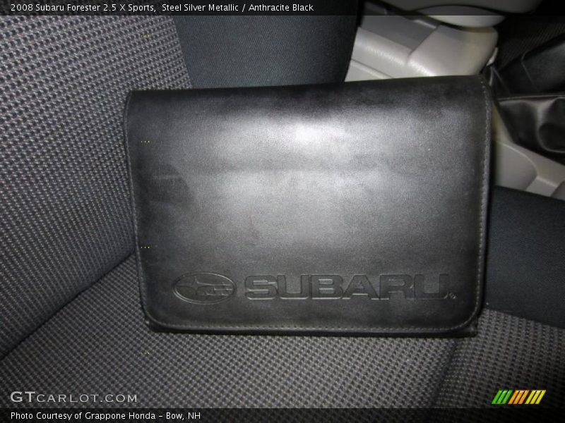 Steel Silver Metallic / Anthracite Black 2008 Subaru Forester 2.5 X Sports