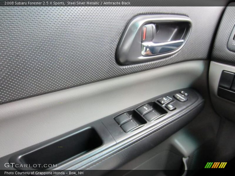 Steel Silver Metallic / Anthracite Black 2008 Subaru Forester 2.5 X Sports
