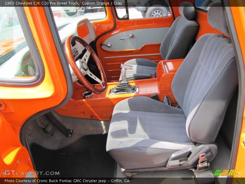  1963 C/K C10 Pro Street Truck Gray Interior