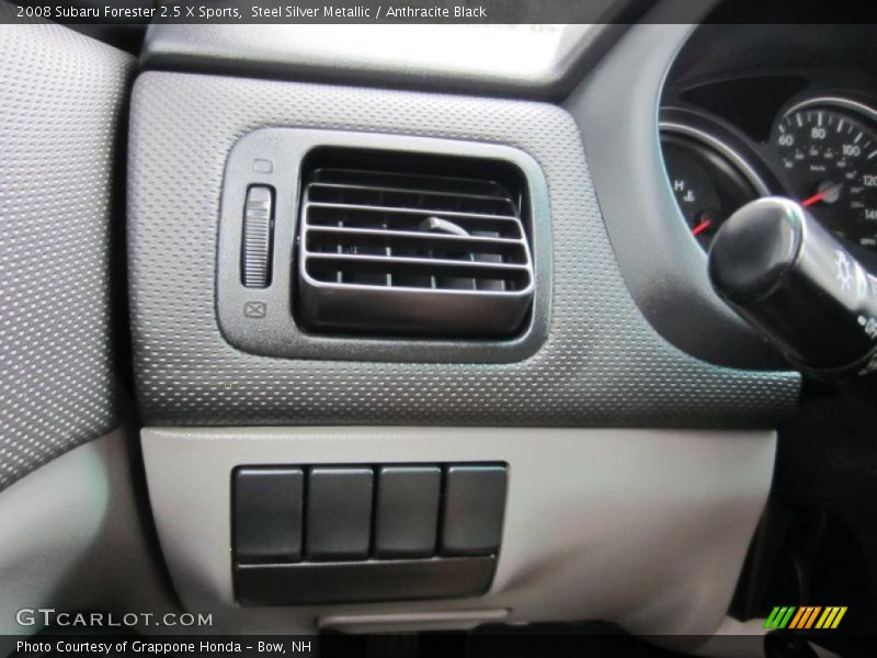Steel Silver Metallic / Anthracite Black 2008 Subaru Forester 2.5 X Sports