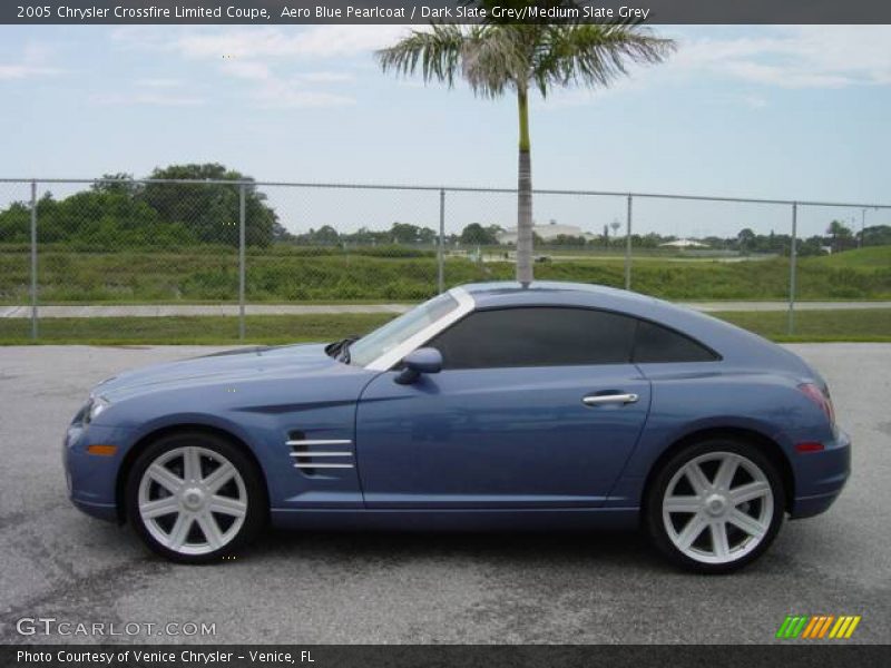 Aero Blue Pearlcoat / Dark Slate Grey/Medium Slate Grey 2005 Chrysler Crossfire Limited Coupe