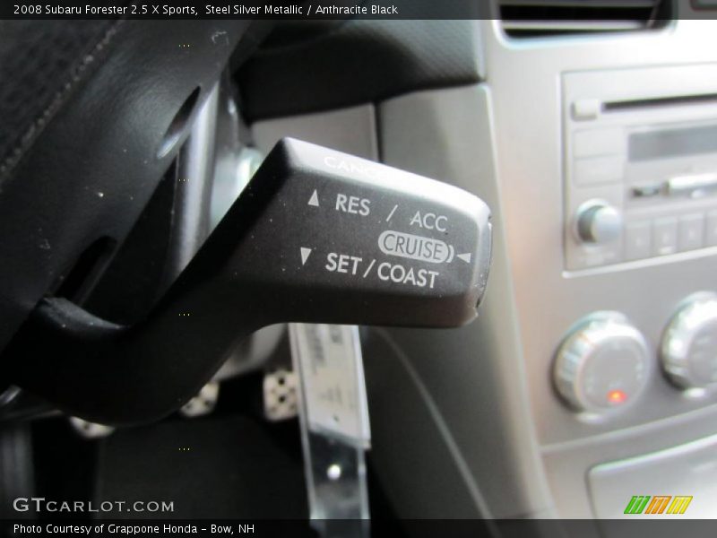 Steel Silver Metallic / Anthracite Black 2008 Subaru Forester 2.5 X Sports