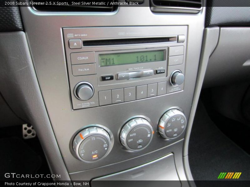 Steel Silver Metallic / Anthracite Black 2008 Subaru Forester 2.5 X Sports