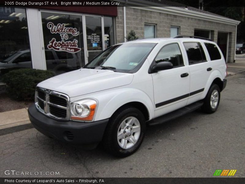 Bright White / Medium Slate Gray 2005 Dodge Durango ST 4x4