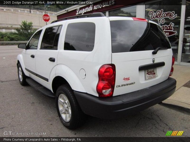 Bright White / Medium Slate Gray 2005 Dodge Durango ST 4x4