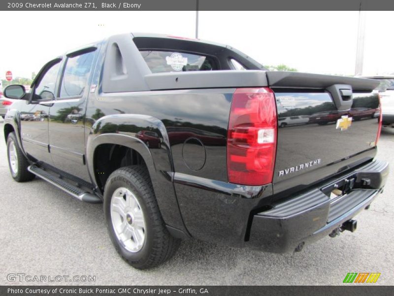 Black / Ebony 2009 Chevrolet Avalanche Z71