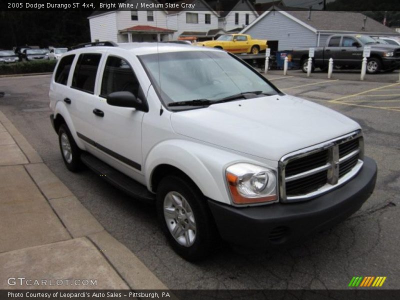 Bright White / Medium Slate Gray 2005 Dodge Durango ST 4x4