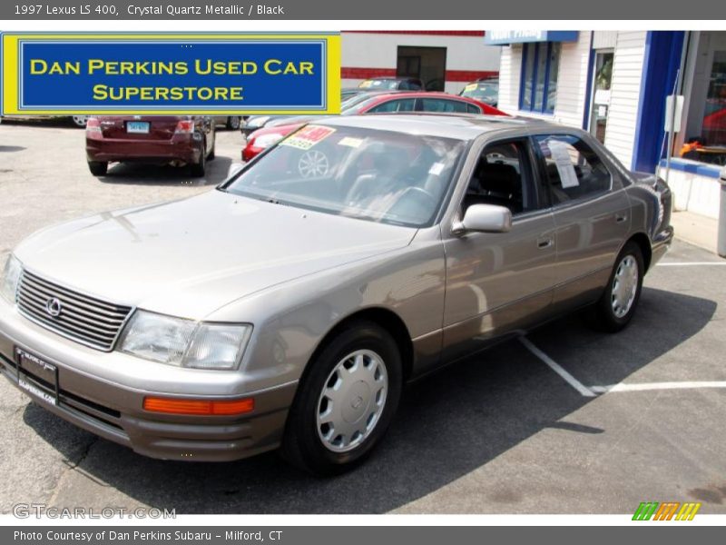 Crystal Quartz Metallic / Black 1997 Lexus LS 400