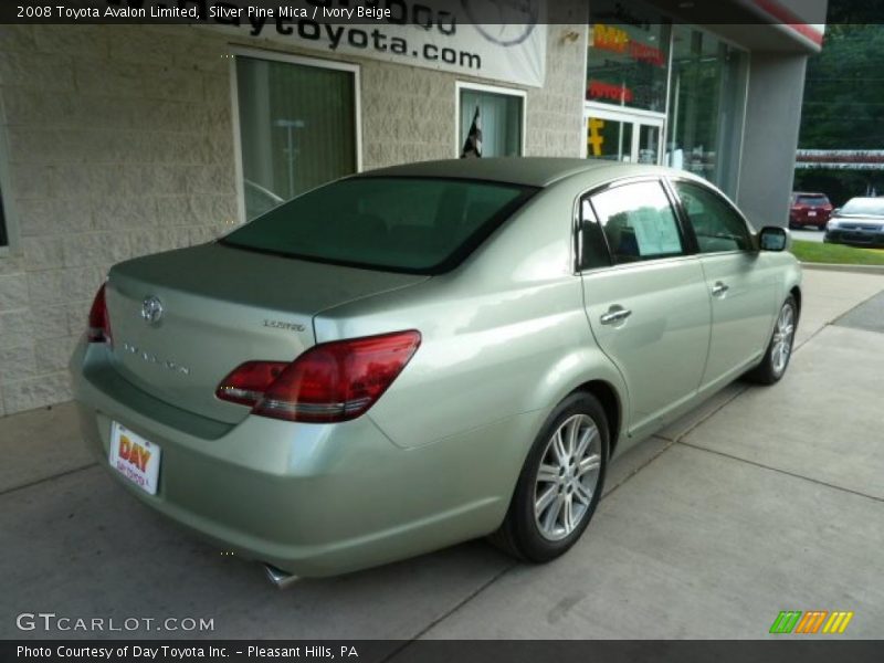 Silver Pine Mica / Ivory Beige 2008 Toyota Avalon Limited