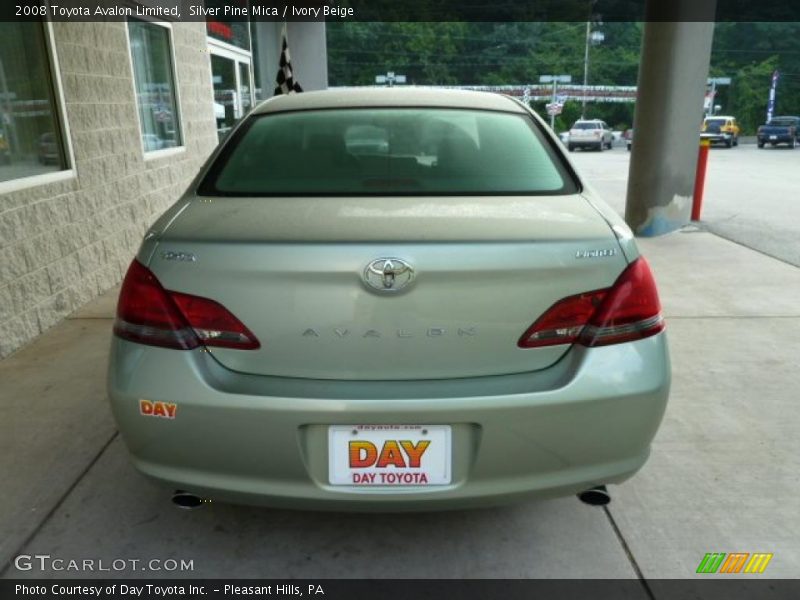 Silver Pine Mica / Ivory Beige 2008 Toyota Avalon Limited
