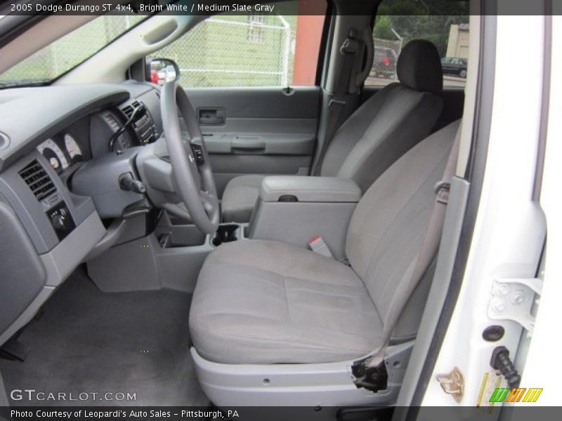 Bright White / Medium Slate Gray 2005 Dodge Durango ST 4x4