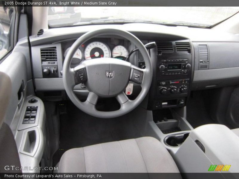 Bright White / Medium Slate Gray 2005 Dodge Durango ST 4x4