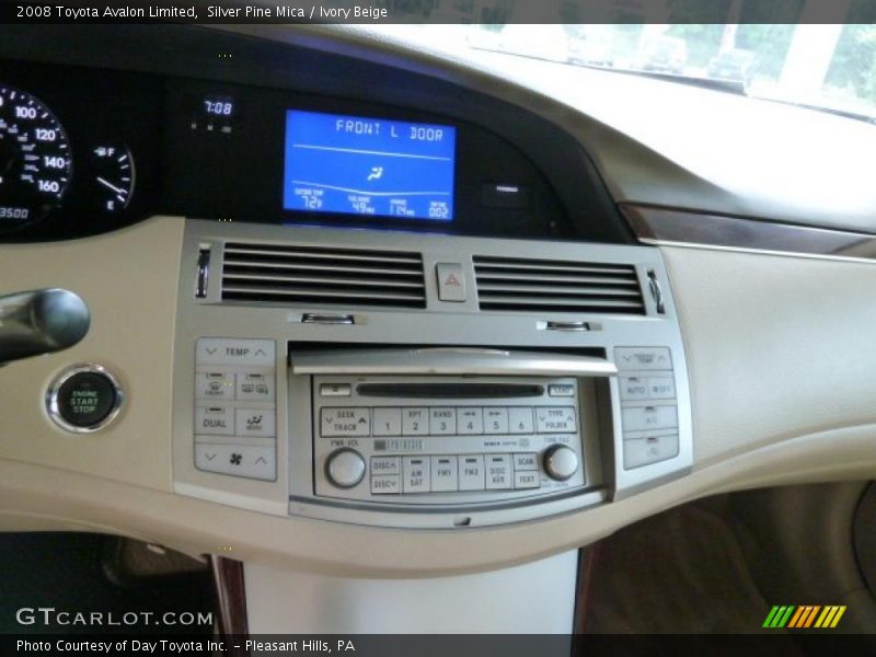 Silver Pine Mica / Ivory Beige 2008 Toyota Avalon Limited