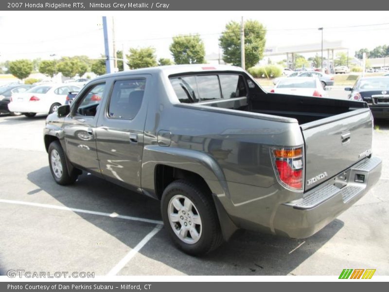 Nimbus Grey Metallic / Gray 2007 Honda Ridgeline RTS