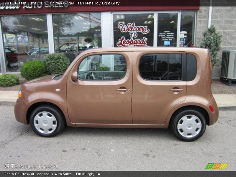 Golden Ginger Pearl Metallic / Light Gray 2011 Nissan Cube 1.8 S