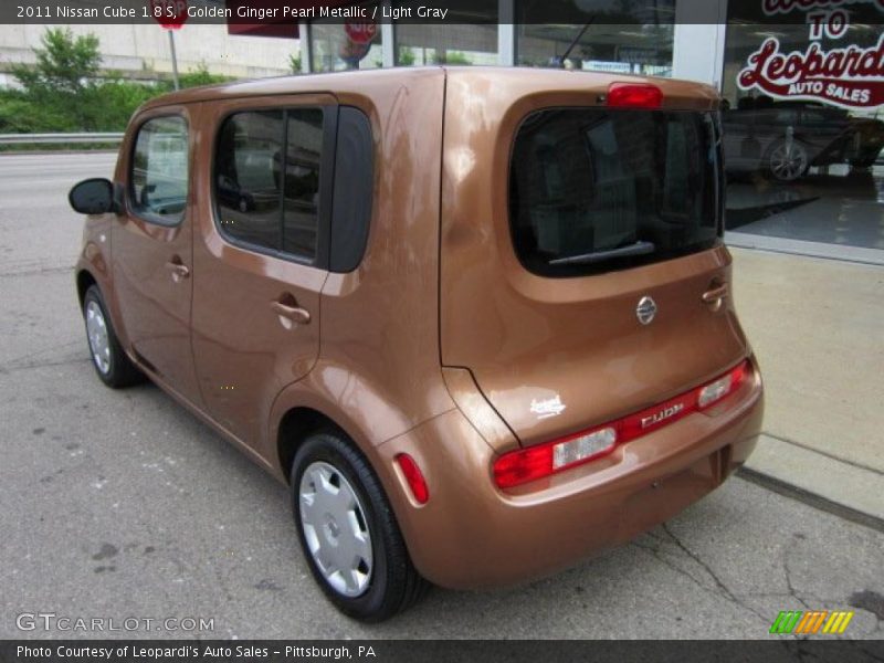 Golden Ginger Pearl Metallic / Light Gray 2011 Nissan Cube 1.8 S