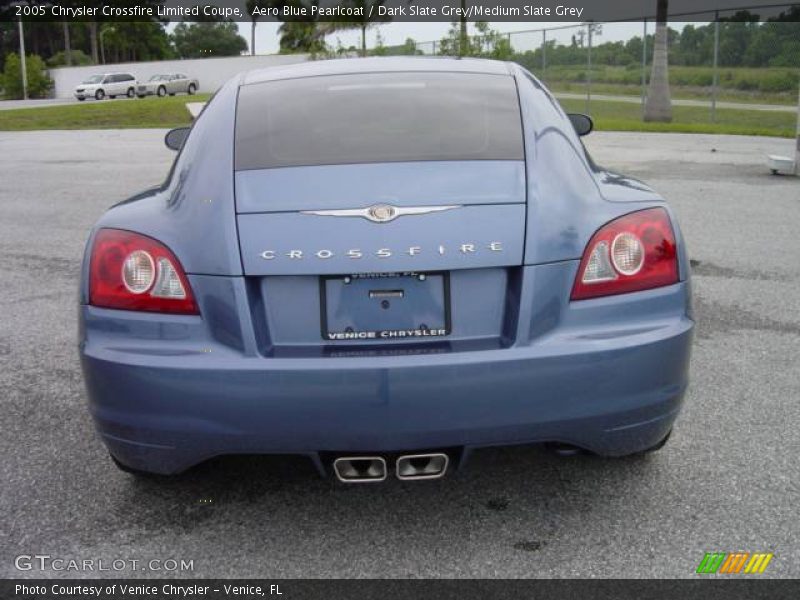 Aero Blue Pearlcoat / Dark Slate Grey/Medium Slate Grey 2005 Chrysler Crossfire Limited Coupe