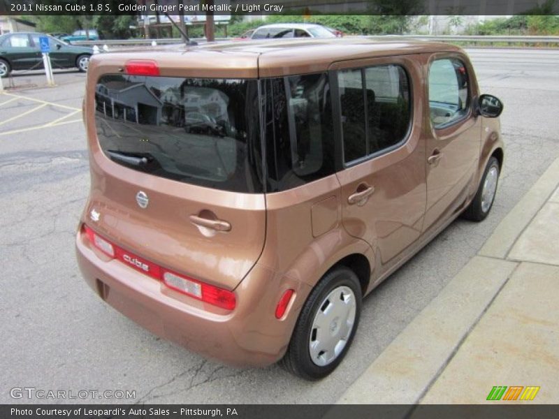 Golden Ginger Pearl Metallic / Light Gray 2011 Nissan Cube 1.8 S