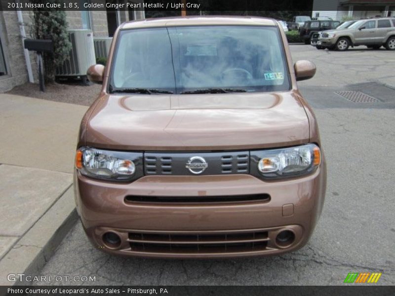 Golden Ginger Pearl Metallic / Light Gray 2011 Nissan Cube 1.8 S