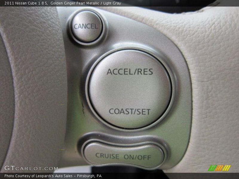 Golden Ginger Pearl Metallic / Light Gray 2011 Nissan Cube 1.8 S
