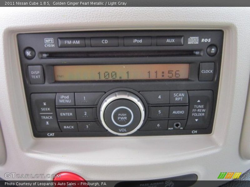 Golden Ginger Pearl Metallic / Light Gray 2011 Nissan Cube 1.8 S