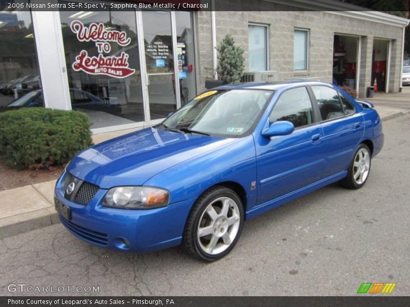 Sapphire Blue Metallic / Charcoal 2006 Nissan Sentra SE-R Spec V
