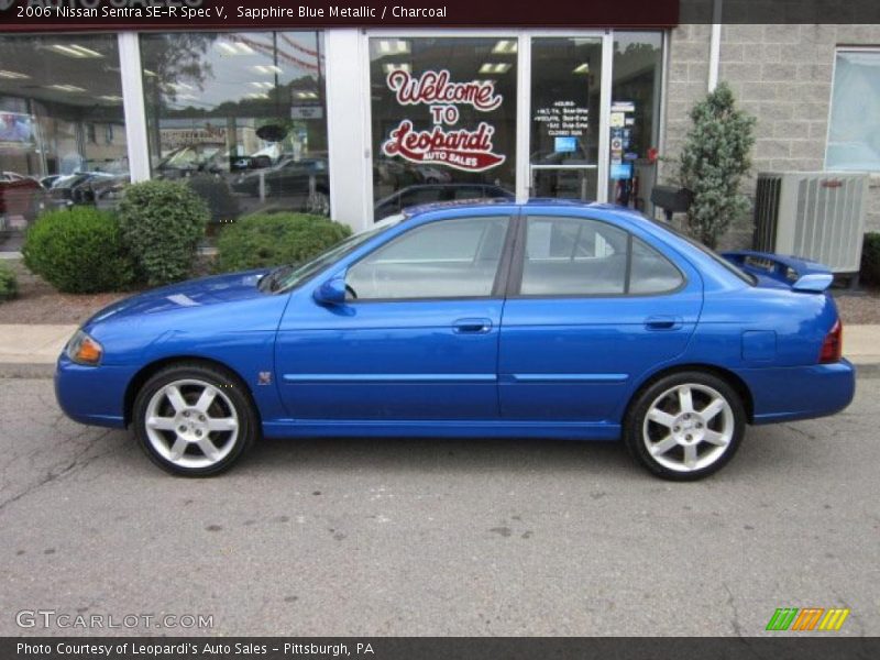 Sapphire Blue Metallic / Charcoal 2006 Nissan Sentra SE-R Spec V