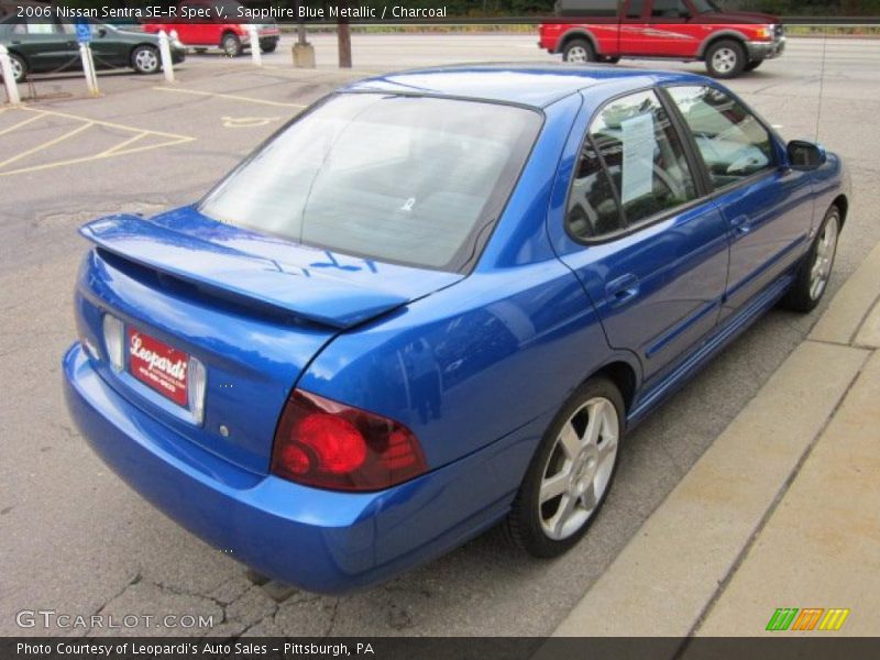 Sapphire Blue Metallic / Charcoal 2006 Nissan Sentra SE-R Spec V