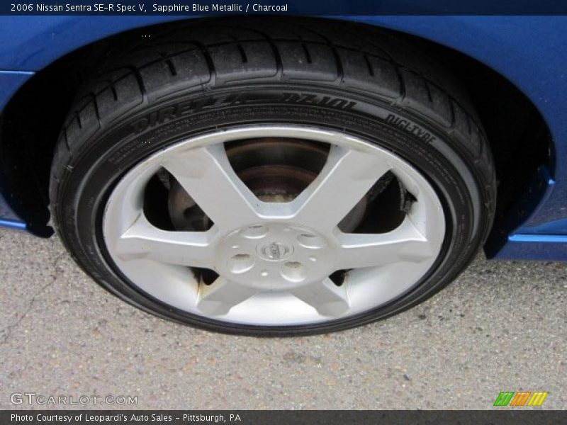 Sapphire Blue Metallic / Charcoal 2006 Nissan Sentra SE-R Spec V