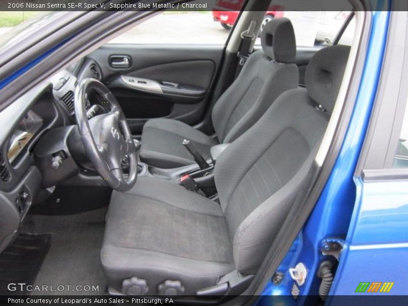 2006 Sentra SE-R Spec V Charcoal Interior