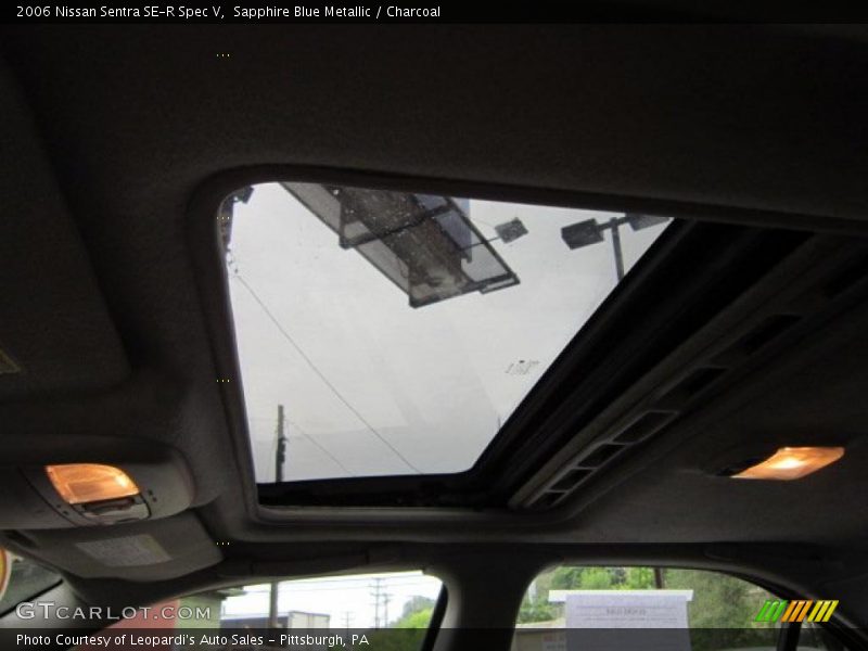 Sapphire Blue Metallic / Charcoal 2006 Nissan Sentra SE-R Spec V