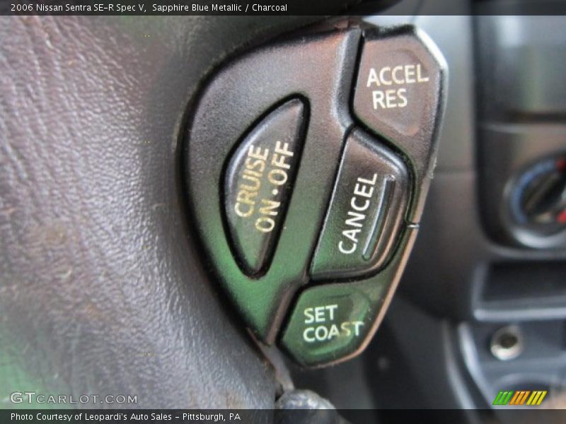 Sapphire Blue Metallic / Charcoal 2006 Nissan Sentra SE-R Spec V