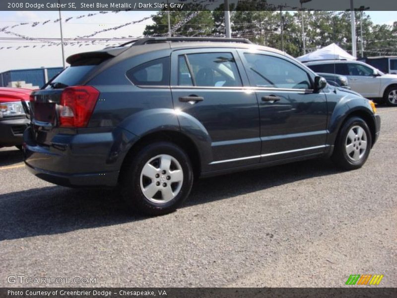 Steel Blue Metallic / Dark Slate Gray 2008 Dodge Caliber SE